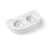 ELLADE Applique a parete 2 luci attacco GX53 Bianco