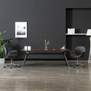 Sedia da Ufficio Girevole Grigia in Tessuto cod mxl 16375