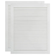 Ante a persiana in 2 pezzi legno di pino massiccio 61,5x39,4 cm bianco 02_0003905