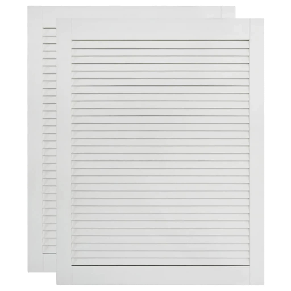 Ante a persiana in 2 pezzi legno di pino massiccio 61,5x39,4 cm bianco 02_0003905