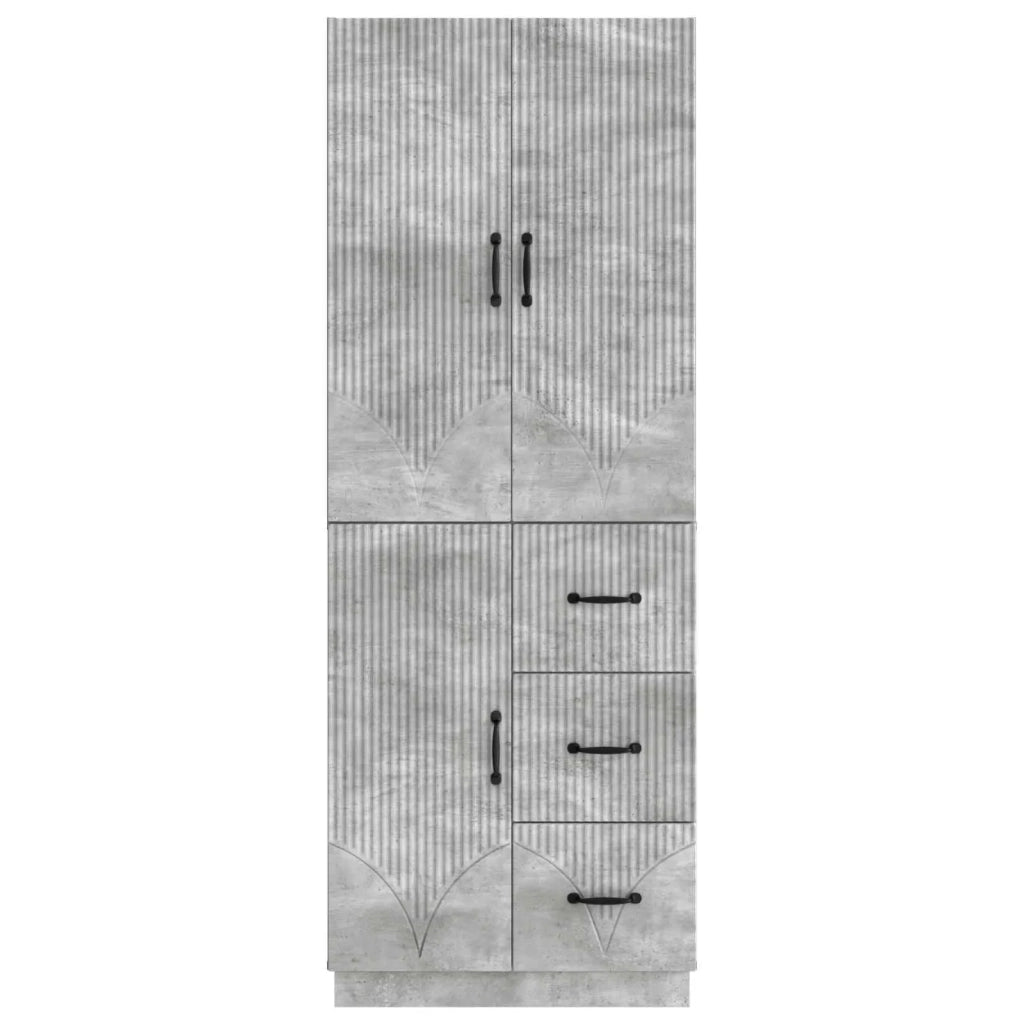 Set di armadi 2 pcs Grigio Cemento Legno ingegnerizzato 3416820