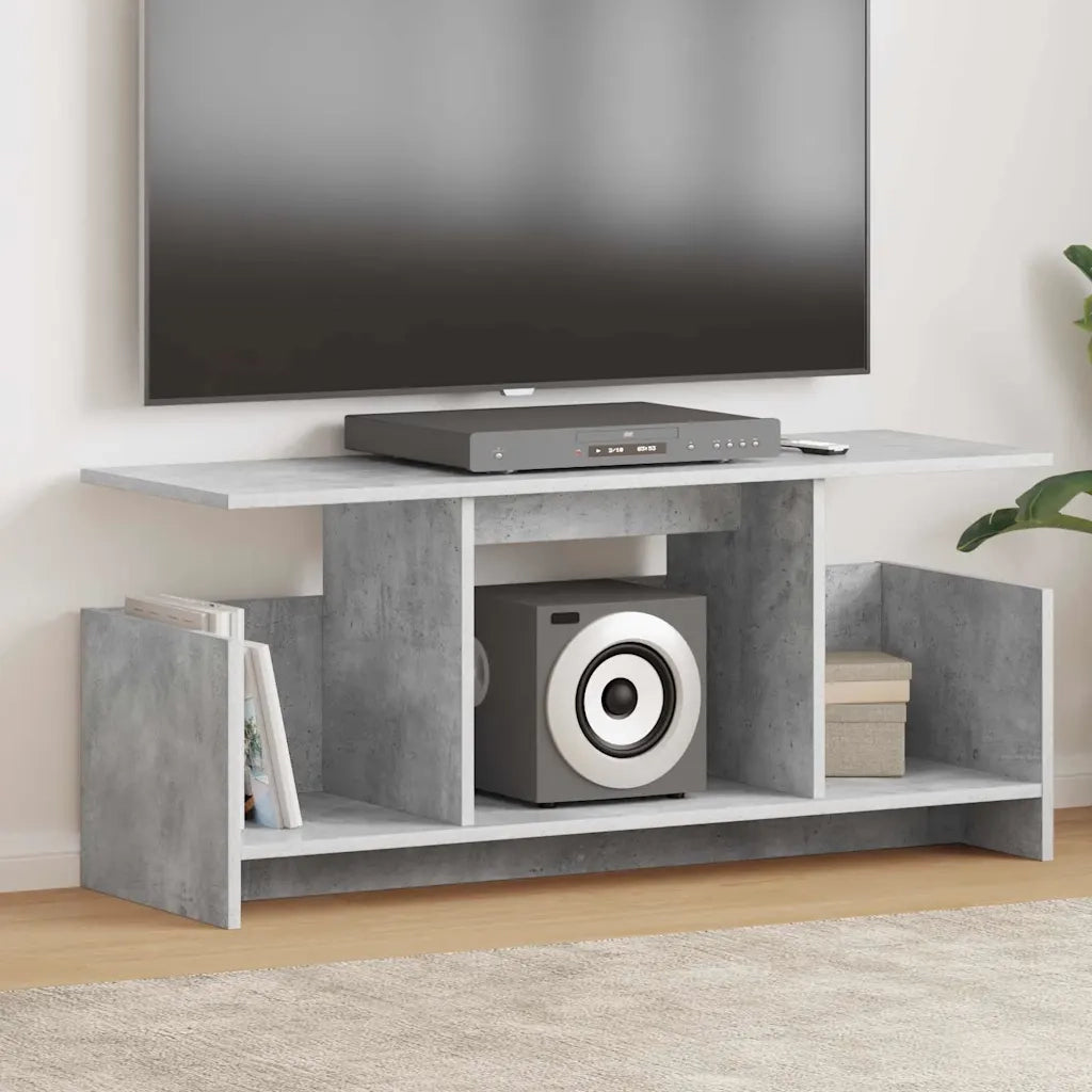 Supporto TV 102 x 35 x 45 cm Grigio cemento 890995
