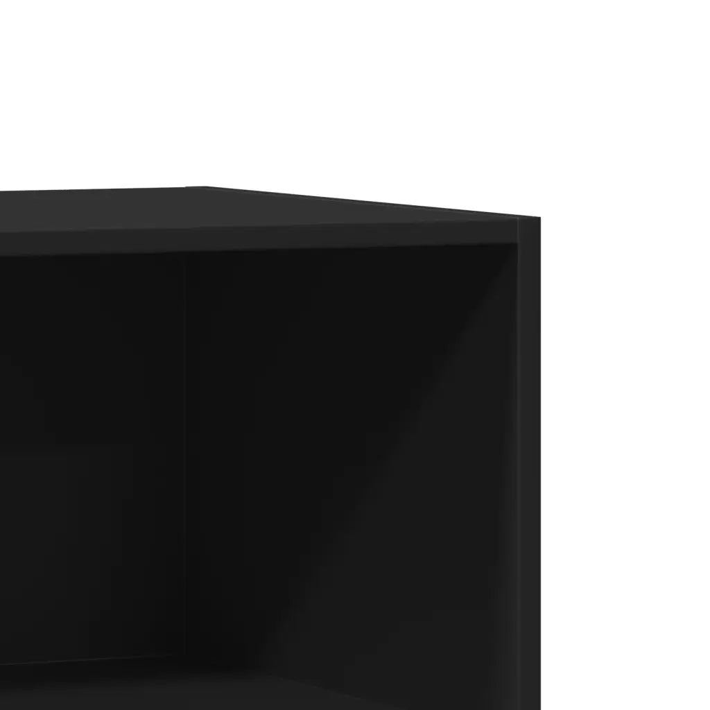 Armadio Nero 77x48x102 cm in Legno Multistrato 840822