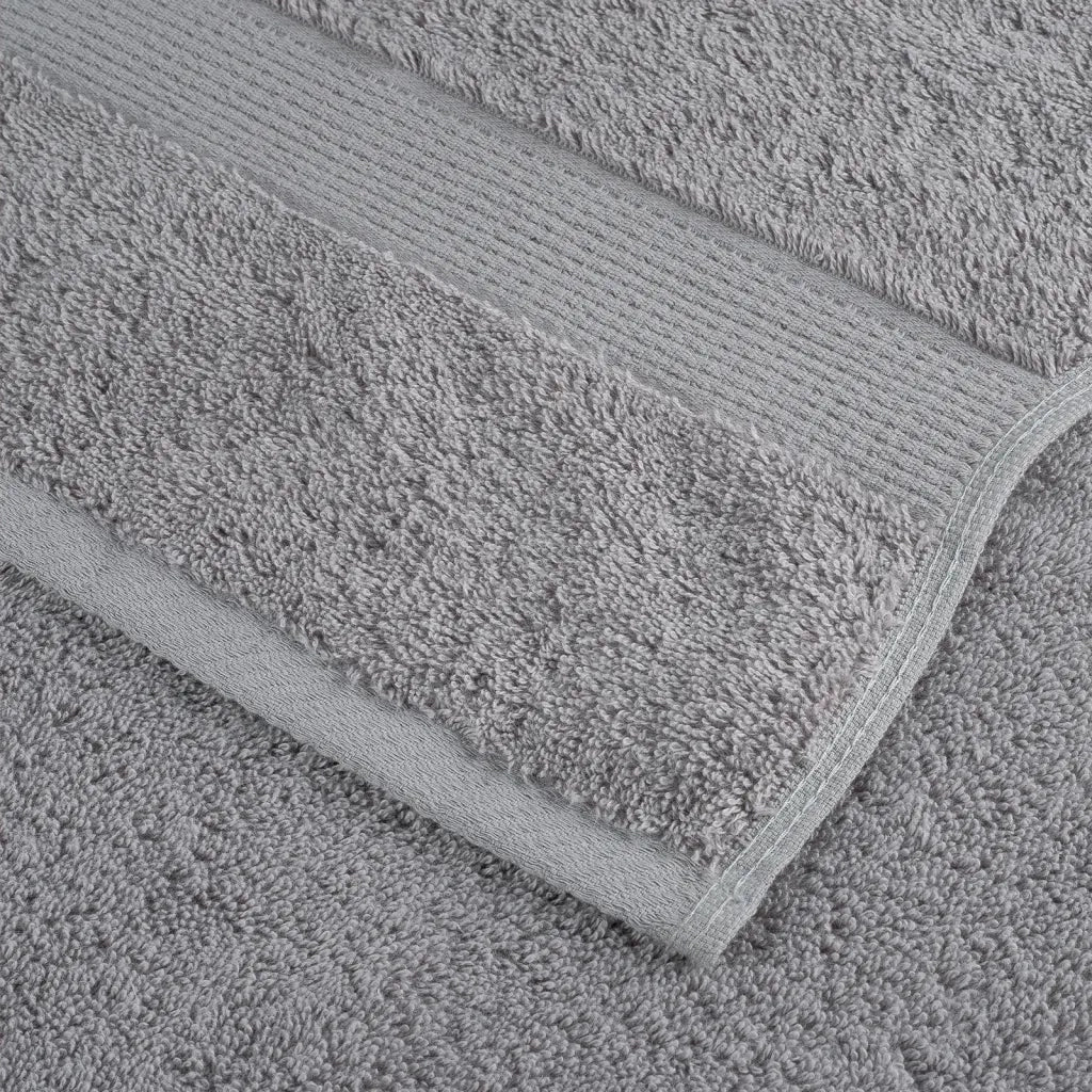 Asciugamani per Sauna SOLUND 4 pz Grigi 80x200cm 600gsm 137315
