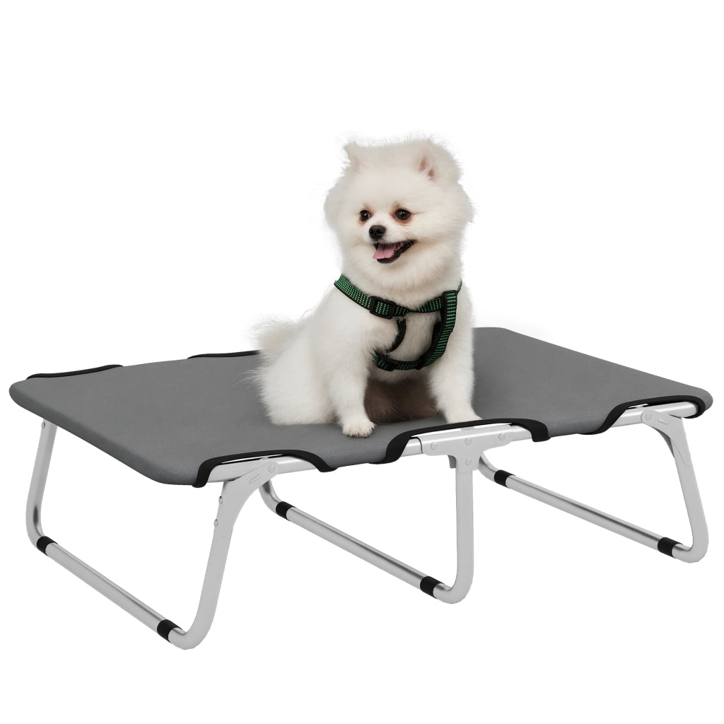 Brandina Pieghevole per Cani ¨C zephmum ¨C Grigio, Metallo e Tessuto Oxford, 71x58x20 cm