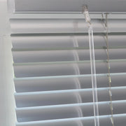 Veneziana PVC Vari Colori Lamelle Regolabili Varie Misure Privacy Protezione Solare Casa Ufficio Misura : 100 x 160 , Colore: Bianco