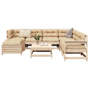 Set Divani da Giardino 8 pz in Legno Massello di Pino 3250596