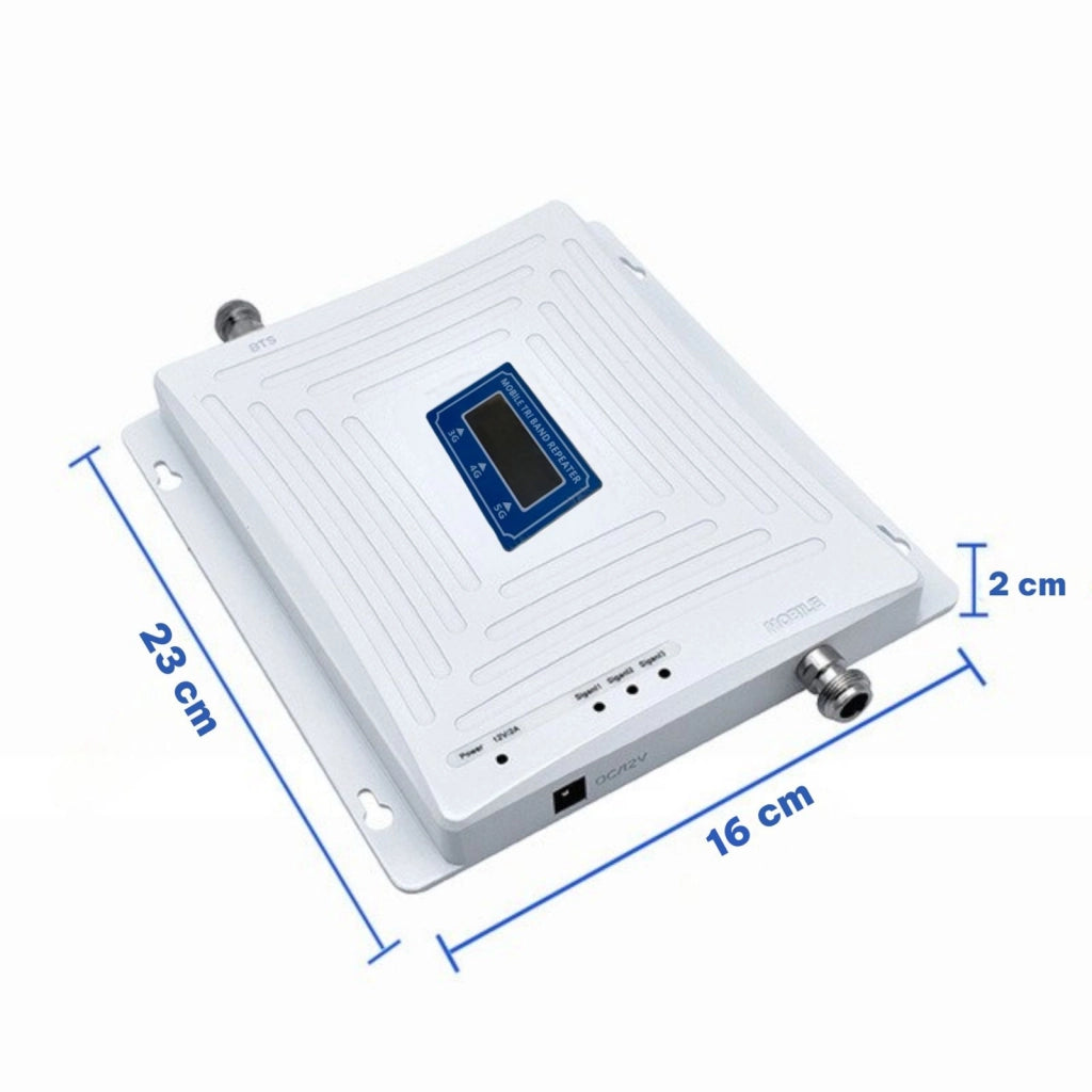 Kit ripetitore amplificatore booster segnale antenna GSM DCS 5G/4G/3G universale