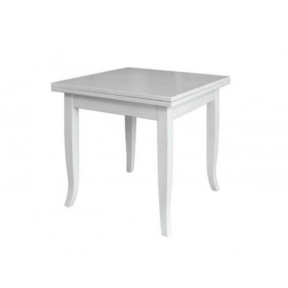 Tavolo quadrato allungabile Verona bianco 90x90