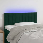 Testiera a LED Verde scuro 90x5x78/88 cm in Similpelle cod mxl 33320
