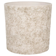 Vaso da fiori alto in pietra mista, per giardino, per interni ed esterni, 44x43 cm, beige chiaro