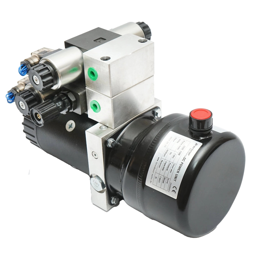 Pompa idraulica ribaltabile per spazzaneve 12V, 1,6Kw, 20Bar