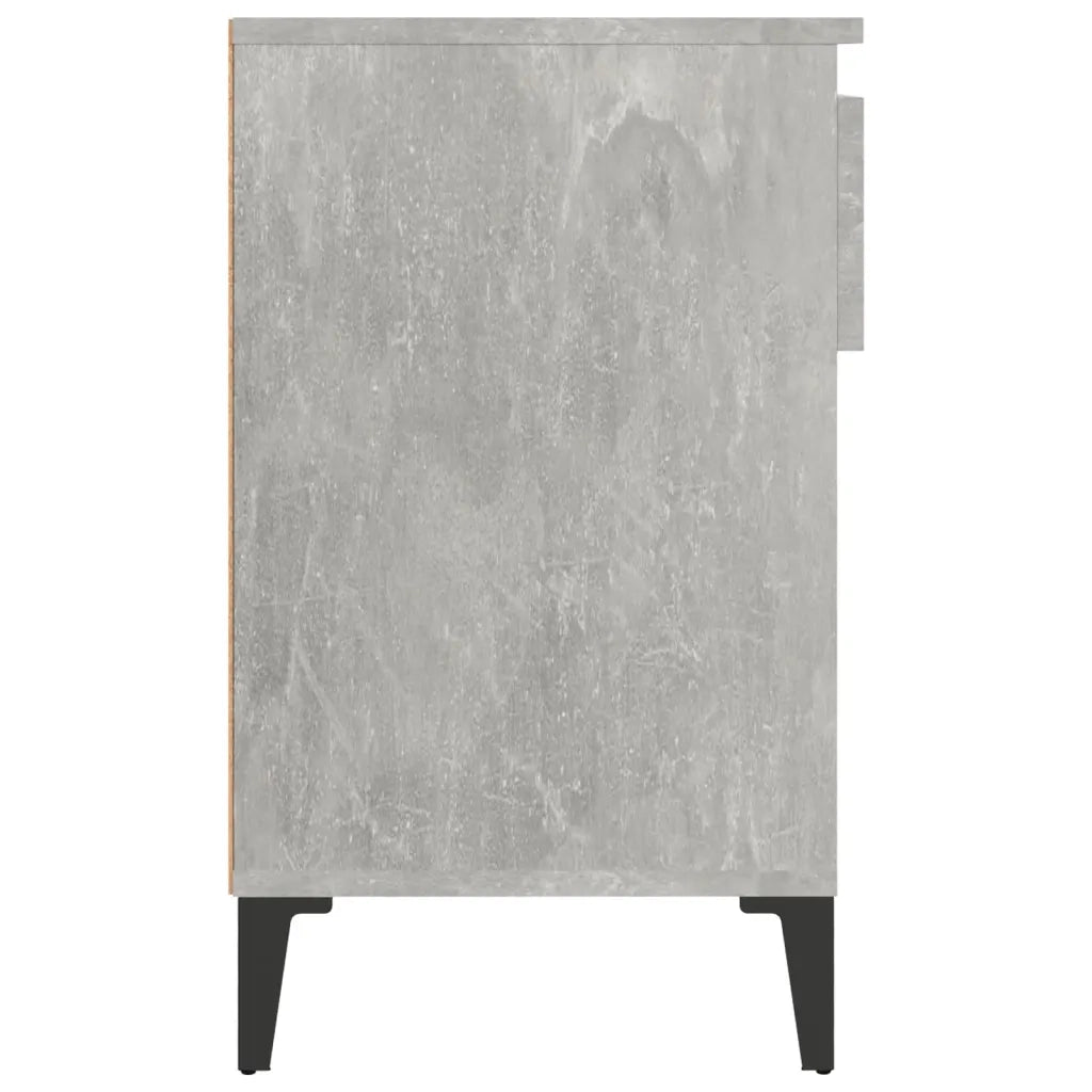 Scarpiera | Mobile per scarpe Grigio Cemento 102x36x60 cm in Legno Multistrato