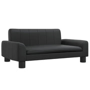 Lettino per Cani Nero 70x45x30 cm in Similpelle CFW5816450