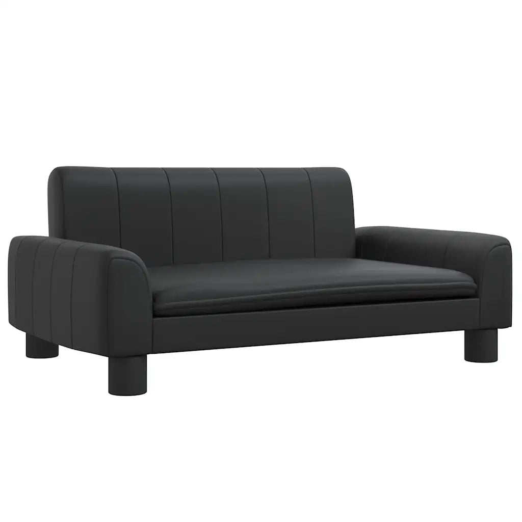 Lettino per Cani Nero 70x45x30 cm in Similpelle CFW5816450
