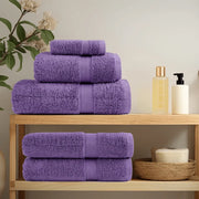 Set ASciugamani SOLUND 8 pz Viola 600 gsm 137545