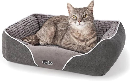 Letto per Cani e Gatti a Doppia Faccia - Cuscino Comfortevole per Animali Domestici