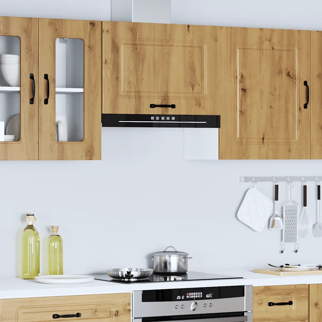Pensile da Cucina Kalmar Rovere Artigianale Legno Multistrato 853606