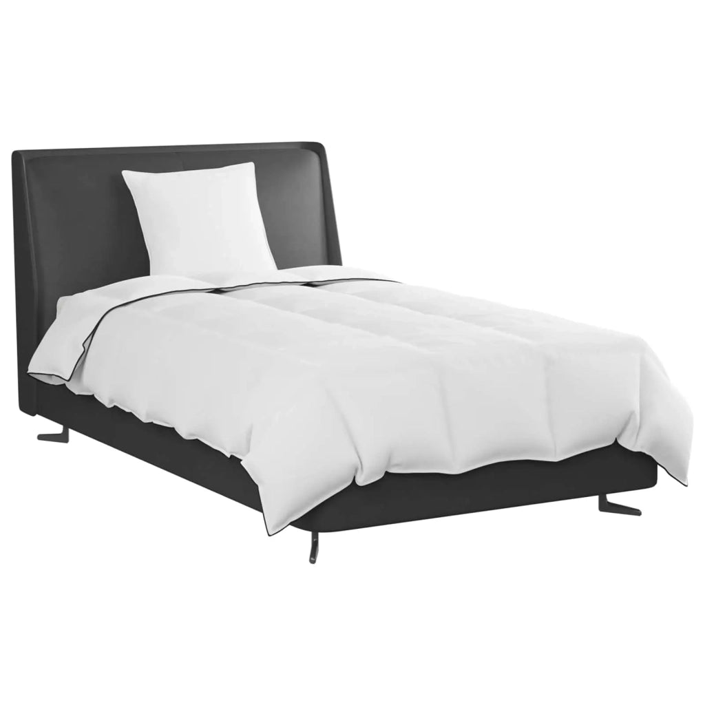 Duvet Invernale con cuscino 2 pcs Bianco Piuma d'anatra 3376154