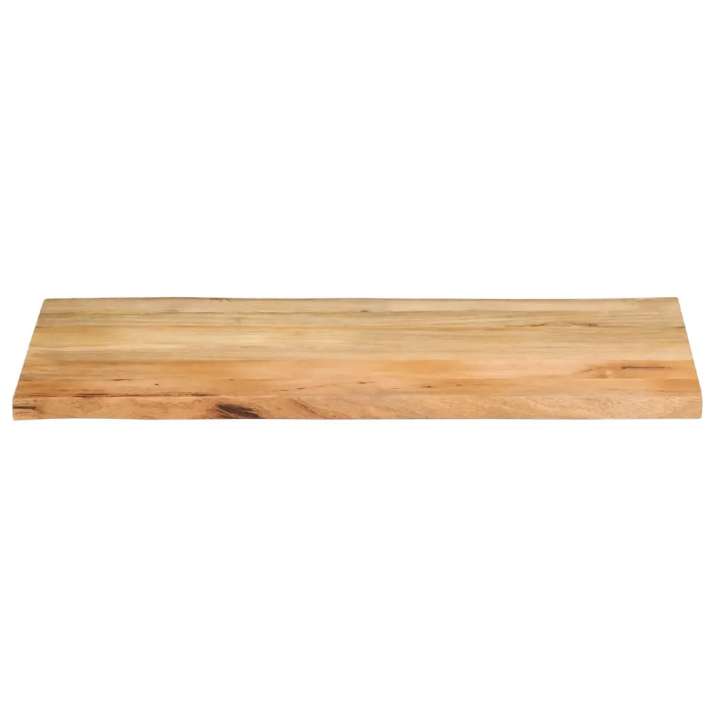 vidaXL Piano Tavolo 120x60x3,8 cm Bordi Vivi in Legno Massello Mango