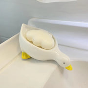 Bacetto di sapone ceramico - contenitore di sapone autosostentante - per bagno e cucina