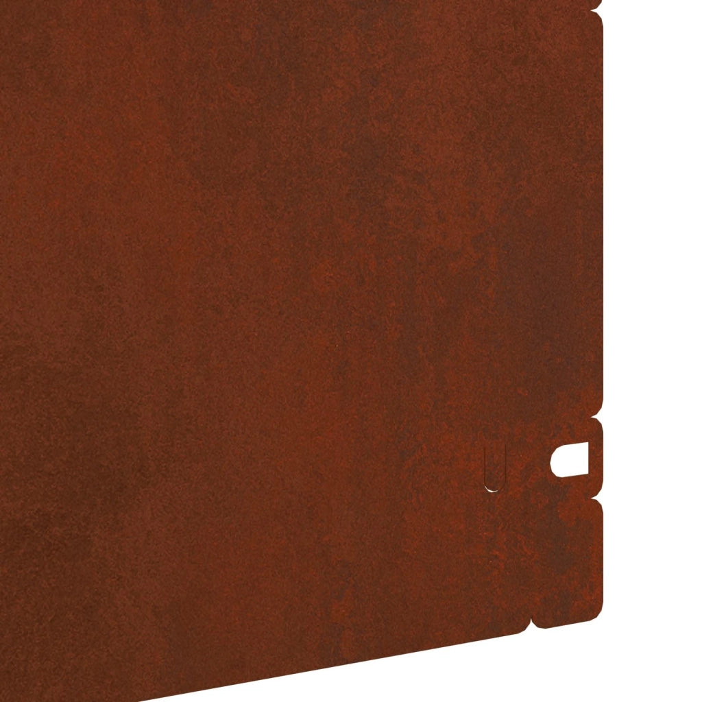 Bordure per prato 30 pz Ruggine 103 x 0,05 x 22 cm CFW4553744