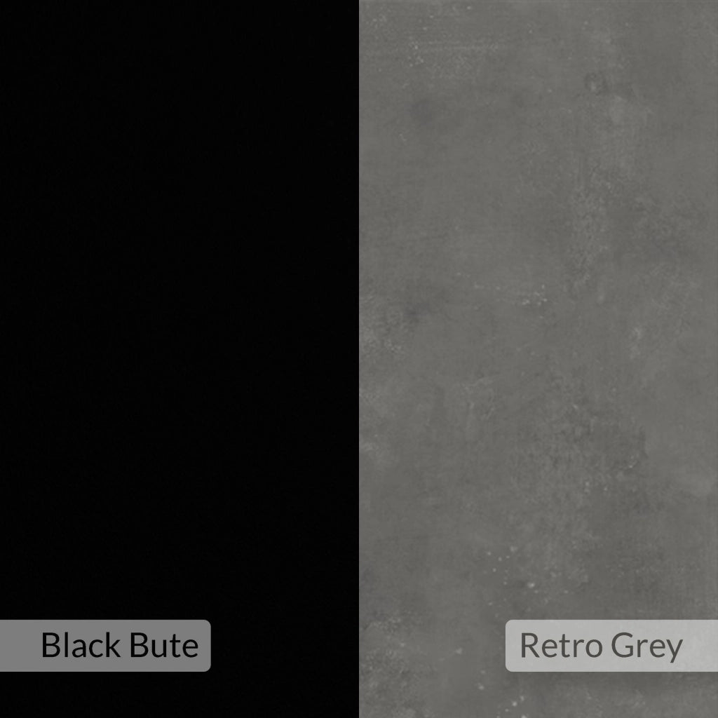 Scrivania in legno "inna" 100 x 60 x 75 cm - Grigio retrò