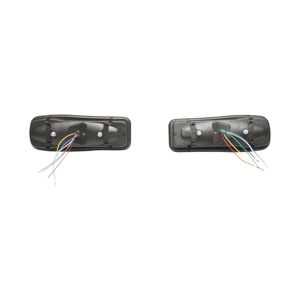 Set di lampade posteriori per camion con LED, 350x150 mm, 24V, Breckner Germany.