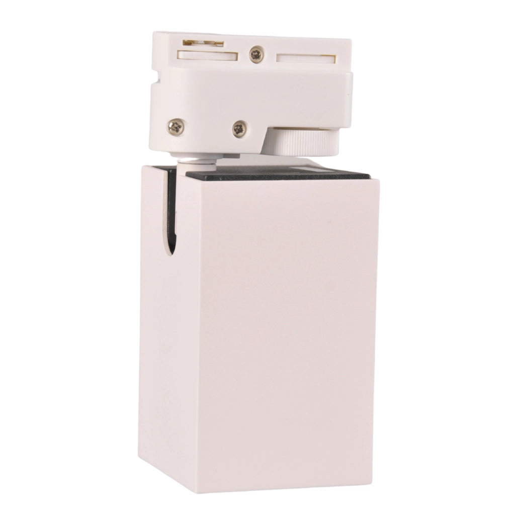 Faretto su binario Polux SQUARE bianco/nero GU10 10W