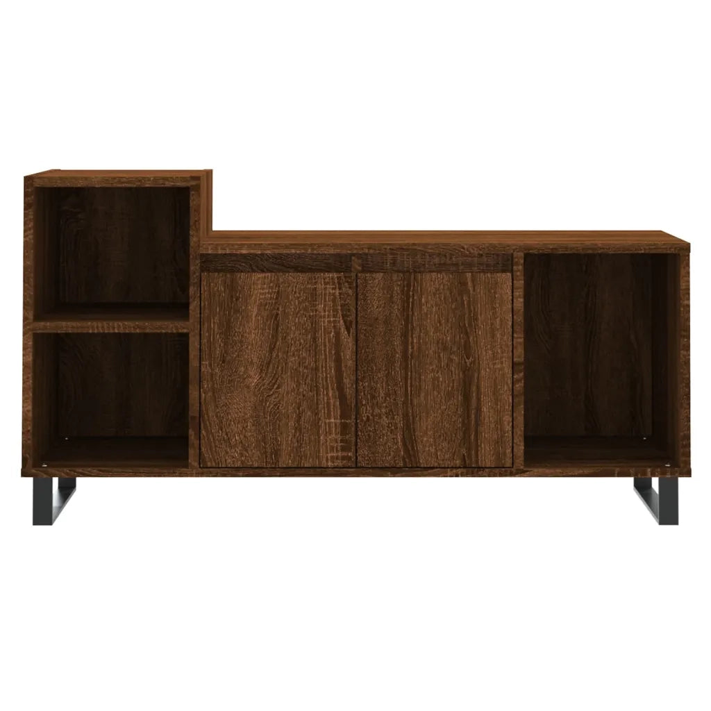 Mobile TV-Credenza per TV-Console TV Rovere Marrone 100x35x55 cm in Legno Multistrato 595576