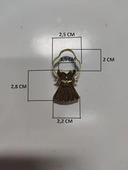 Pinze ad Arco per Tende, Apribili - Set 10 pezzi - Colore Bronzo - Made in Italy 🇮🇹 - Affidabili & Versatili per Tendaggi e Appenderia