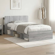 Telaio del letto con storage Sonoma grigio 75 x 190 cm 3433315