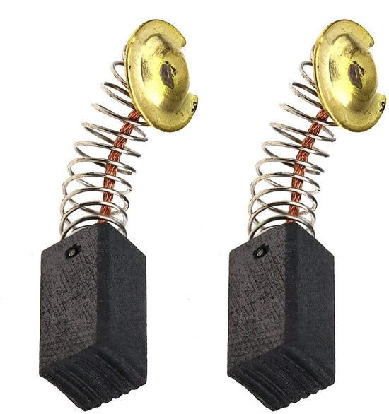 Set di carboni a spazzola di sostituzione - 12mmx7.5mmx6mm - 2 pezzi - Per attrezzi Hitachi - Alta qualità - Duraturo e affidabile