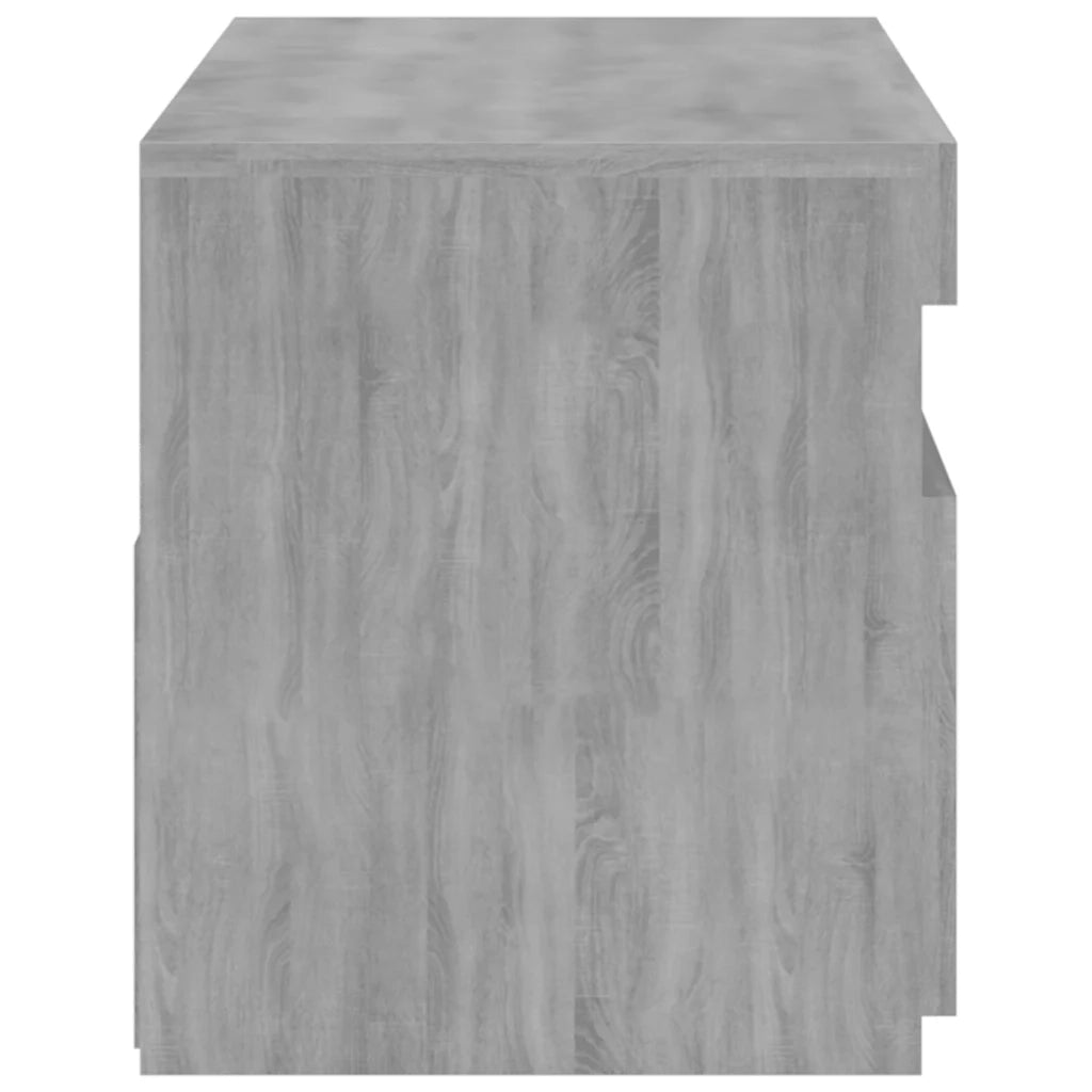Mobile Porta TV con Luci LED Grigio Sonoma 75x35x40 cm 815125