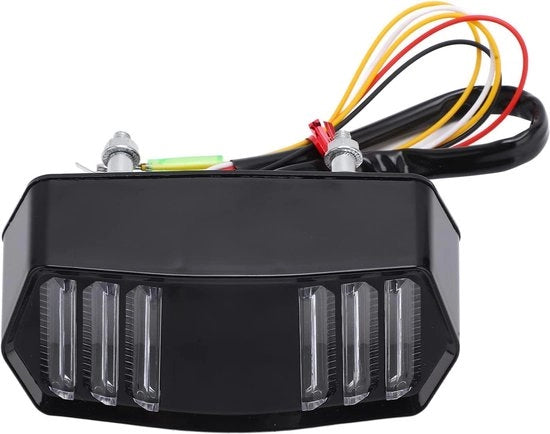 Luce posteriore a LED con funzione di direzione per la guida con segnale di direzione 42 W per CB650F CB650R CBR650F CTX700N DCT ABS Grom 125 - Motociclo.