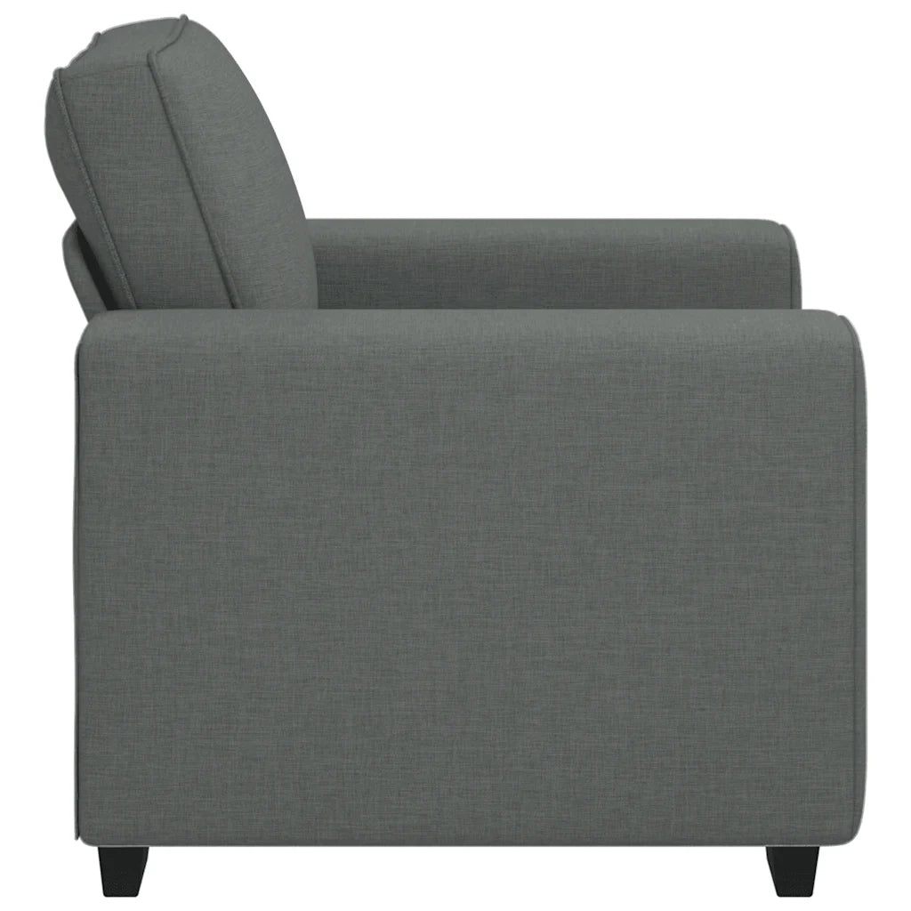 Poltrona Grigio Scuro 100x77x82 cm in Tessuto 4105147