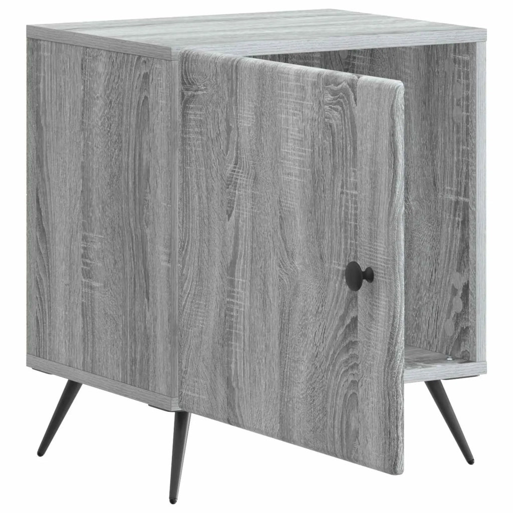 Armadio da Notte 2 pz Grigio Sonoma 43 x 34,5 x 50 cm 895498