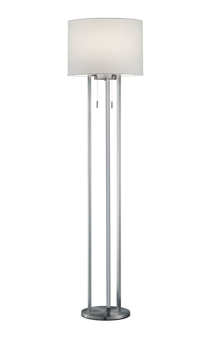 Piantana da Interno a led in Metallo Nickel Opaco