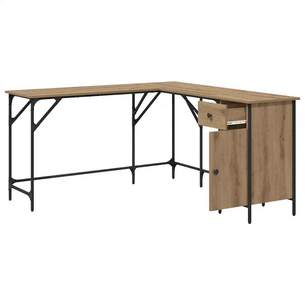 Scrivania Rovere artigianale 141 x 141 x 75 cm