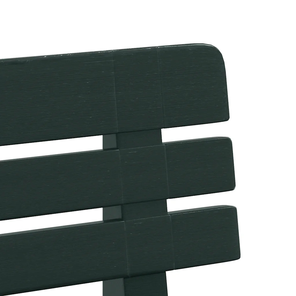 Panchina da Giardino | Panca da Giardino Verde 110x52x71 cm in Polipropilene