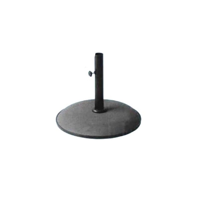 KROMA BASE PER OMBRELLONE TONDA IN COLORE GRIGIO15 KG
