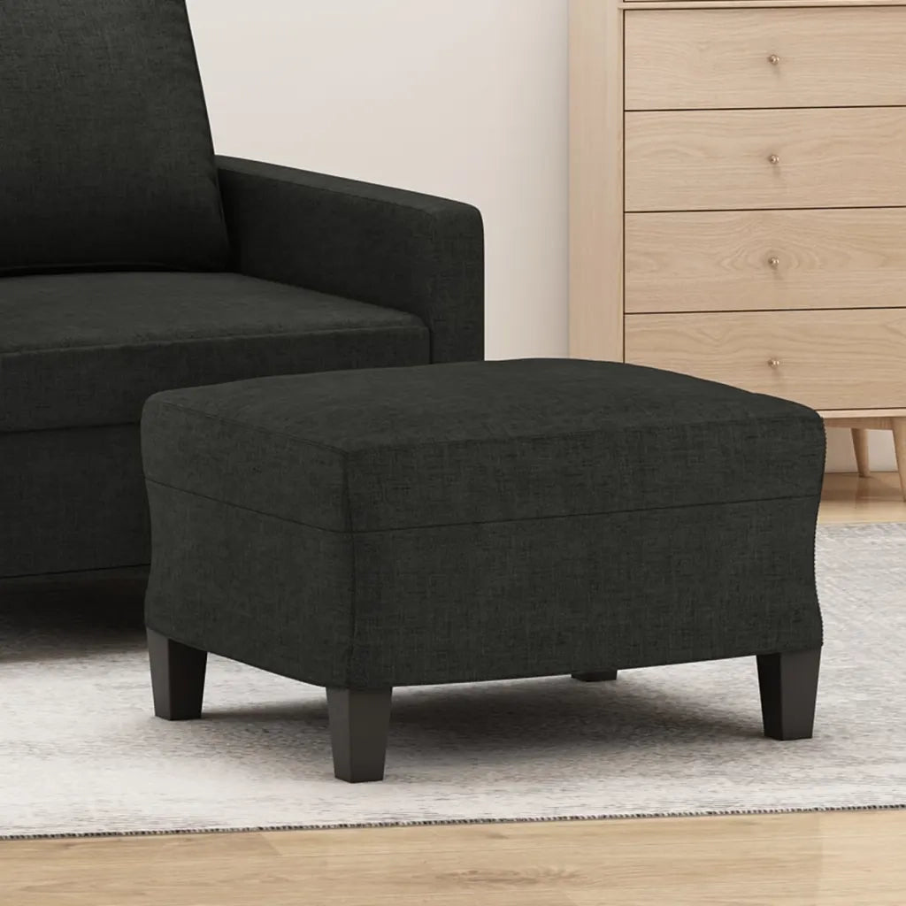 Poggiapiedi Nero 60x50x41 cm in Tessutocod mxl 95448