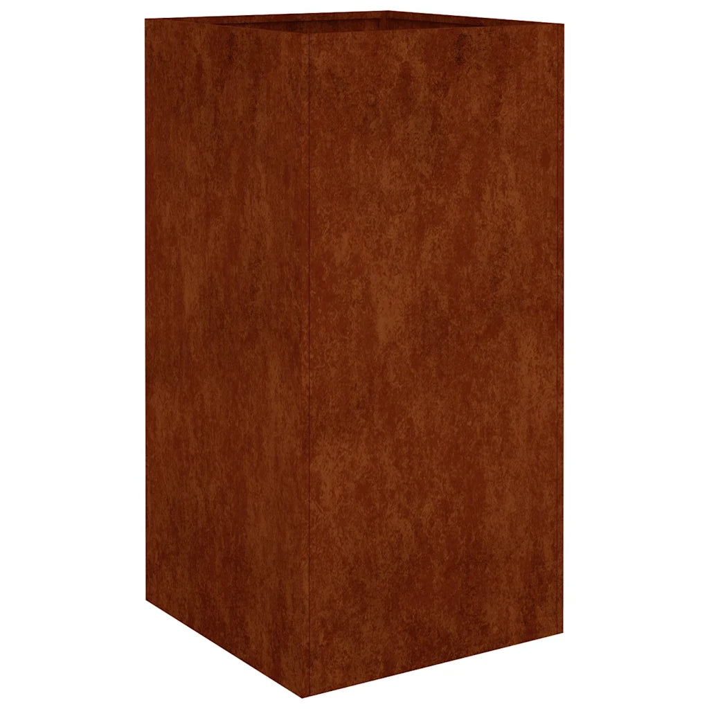 Fioriera 40x40x80 cm in Acciaio Corten 824524