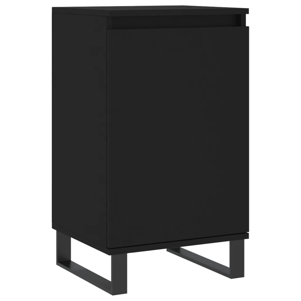 Credenze 2 pz | Madia | Buffet da pranzo | Armadio da pranzo Nere 40x35x70 cm in Legno Multistrato
