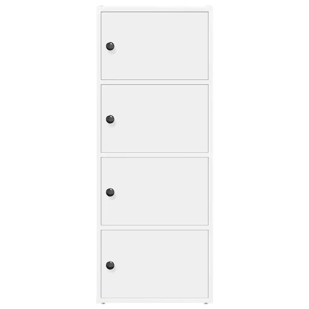 Libreria Bianca 40x24x102 cm in Legno Multistrato 860373