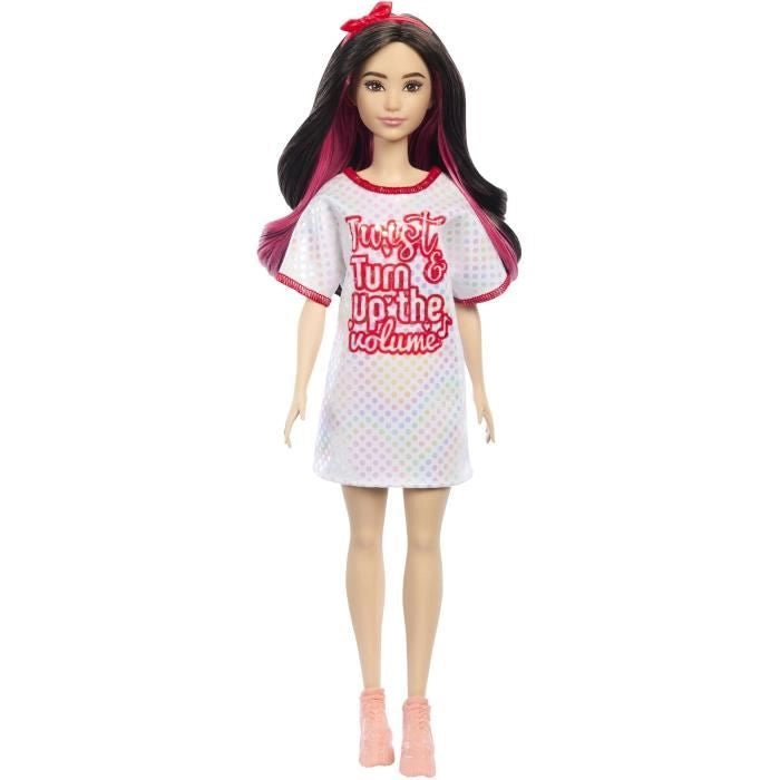Barbie - Barbie Fashionistas - Bambola dai capelli neri per il 65 anniversario