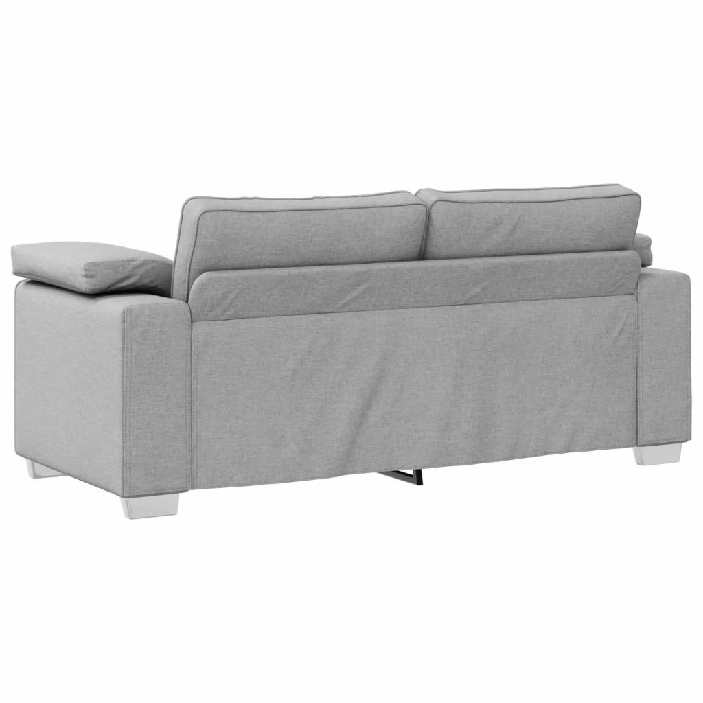 Divano a due posti Grigio Nuvola 180 cm Tessuto 4105235