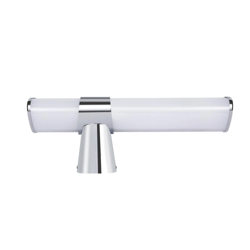 ZMH Lampada da specchio LED per Specchio 6W 35cm IP44 Cromata Moderna Luce Neutra 4000K per Cantina Cucina Armadio