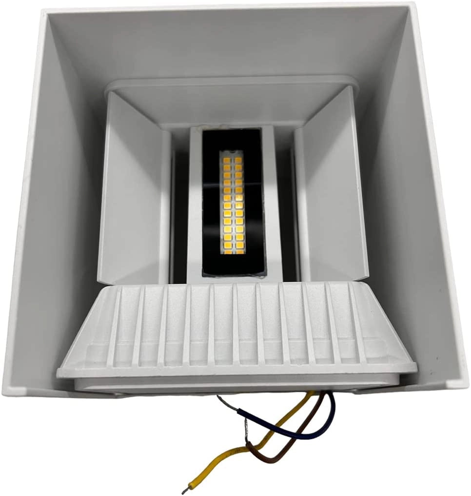 Applique lampada da parete muro per esterni e interni illuminazione a led da 22w Bianco a luce naturale 4000K