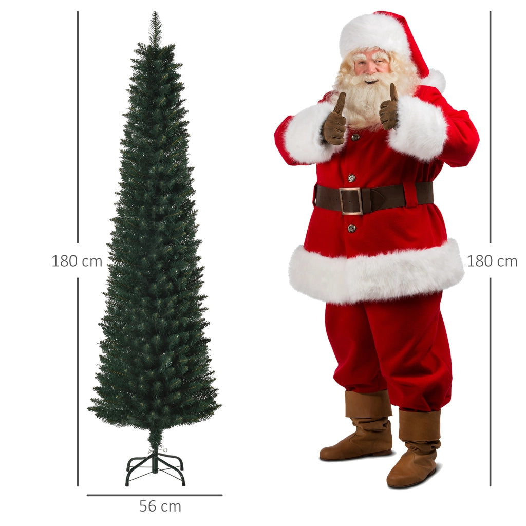 Albero di Natale Artificiale ¨C zephmum ¨C Verde ?56x180 cm